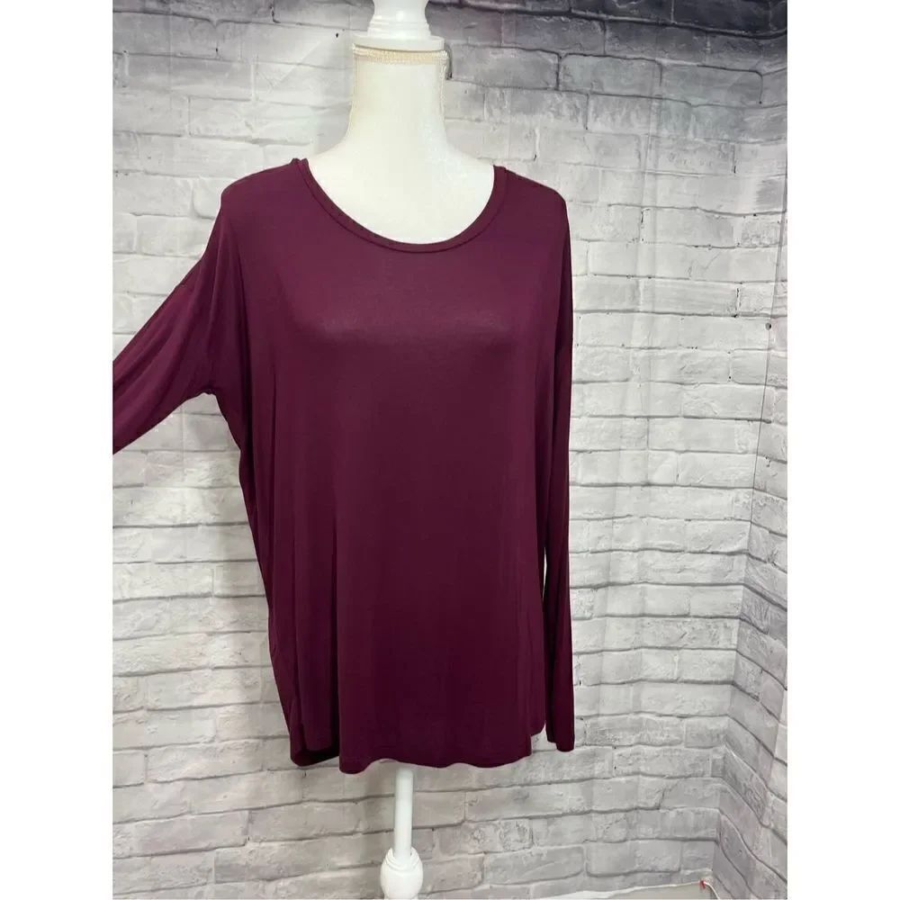 VS PINK Soft Modal Strappy Back Long Sleeve Top